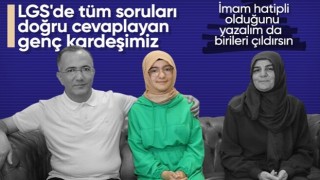 İmam Hatipli Feyza, LGS’de 500 tam puan aldı