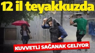 Meteoroloji'den 12 ile sarı ve turuncu kodlu uyarı: Şiddetli yağış bekleniyor