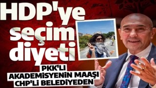 PKK'lı SÖZDE akademisyenin maaşı CHP'li Tunç Soyer'den