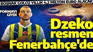 Son dakika... Edin Dzeko resmen Fenerbahçe'de: Formayı giydi taraftara mesaj verdi!