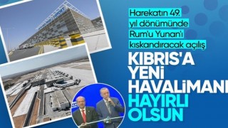 Cumhurbaşkanı Erdoğan KKTC'de Yeni Ercan Havalimanı açılışına katıldı