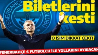 Fenerbahçe'de 6 futbolcu ile yollar ayrılacak Son söz İsmail Kartal'da!