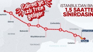 Halkalı-Kapıkule Hızlı Tren Projesi'nin üçüncü fazında tünel açma çalışmaları