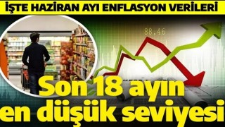 Son dakika: Enflasyon verileri açıklandı! Son 18 ayın en düşük seviyesi