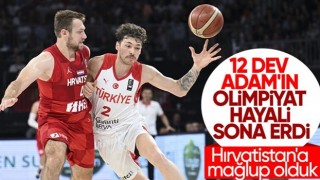 A Milli Erkek Basketbol Takımı, Hırvatistan'a yenildi