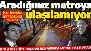 Bir CHP klasiği! Reklam çok hizmet yok! İşte İBB'nin bitti dediği metro