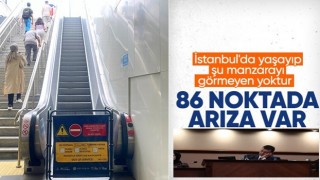 İstanbul'da 86 noktada metro ve metrobüs hatlarında arıza var