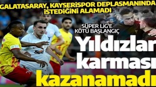 Son şampiyon Galatasaray puan kaybıyla başladı