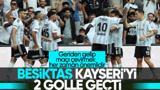 Beşiktaş evinde Kayserispor'u yendi