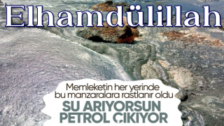 Elazığ'da sondaj çalışması! Petrol türevi madde bulundu...