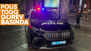 Togg polis aracı olarak Ankara yollarında