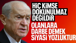 Devlet Bahçeli: Hiç kimse dokunulmaz değil, Türk yargısına güvenim tamdır