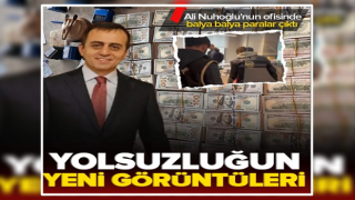 İBB'de terör ve yolsuzluk soruşturmasında yeni görüntü! Ali Nuhoğlu'nun ofisinde balya balya paralar çıktı .