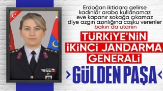 Jandarmanın kadın paşası: Gülden Mat Şakir tuğgeneralliğe terfi etti