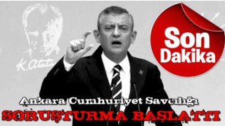 Özgür hakkında soruşturma açıldı