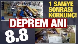 Rusya'daki 8.8'lik deprem anının görüntüleri ortaya çıktı