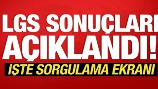 Son dakika: LGS sonuçları açıklandı!