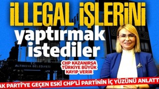 Altınova Belediye Başkanı Yasemin Fazlaca CHP’nin kirli yüzünü anlattı: İllegal işlerini yaptırmak istediler!