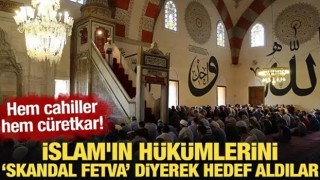 Hem cahiller hem cüretkar! İslam'ın hükümlerini "skandal fetva" diyerek hedef aldılar