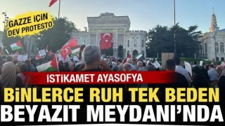 İstanbul tek yürek: "Gazze'ye Umut Işığı Ol" yürüyüşü başladı