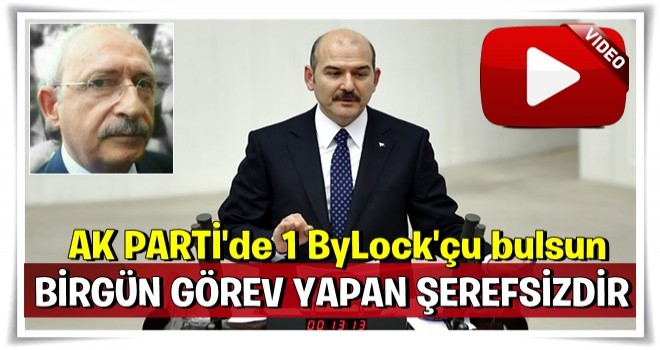 Soylu: ByLock'çu vekil bulun istifa etmeyen şerefsizdir