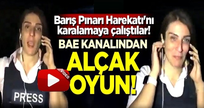 Barış Pınarı Harekatı'nı karalamaya çalıştılar! BAE kanalından alçak oyun