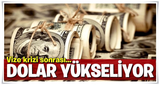 ABD ile vize krizi sonrası dolar yükseldi