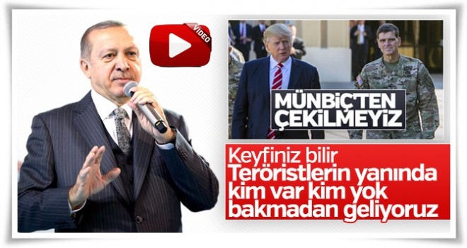 Erdoğan'dan CENTCOM'a cevap