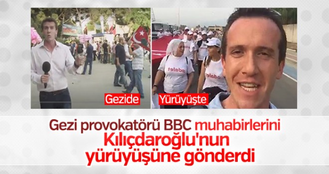 İngiliz BBC Adalet Yürüyüşü'nü köpürtmeye başladı