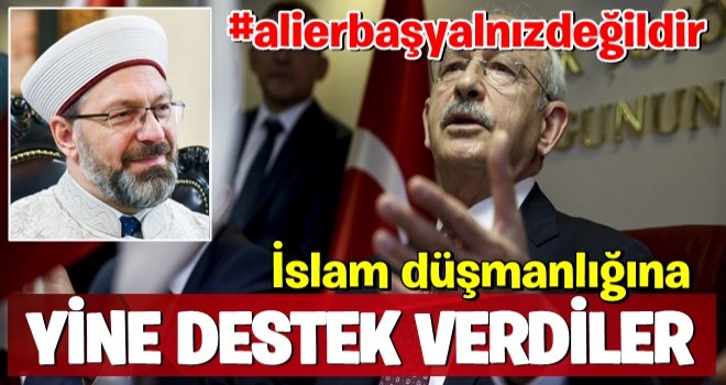 CHP şaşırtmadı! İslam düşmanlığına destek verdiler