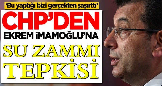 CHP'den Ekrem İmamoğlu'na görülmemiş tepki! 'Bu yaptığı bizi gerçekten şaşırttı'