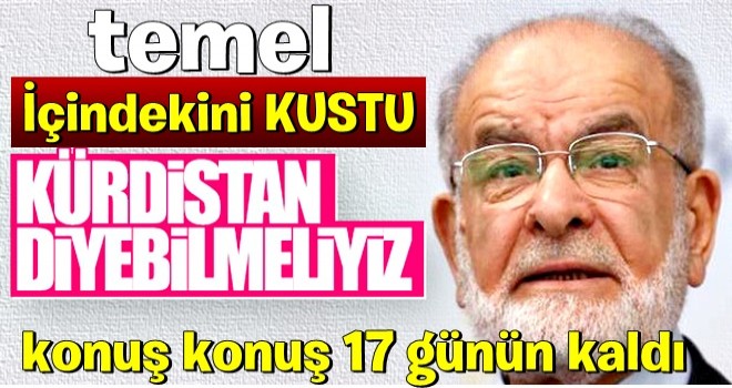 Karamollaoğlu: Kürdistan kelimesine itirazım yok