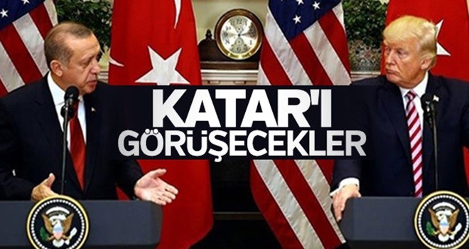 Erdoğan, Trump ile Katar krizini görüşecek