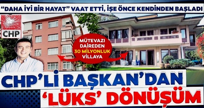 CHP’li Beşiktaş Belediye başkanı Rıza Akpolat'tan ‘lüks’ dönüşüm