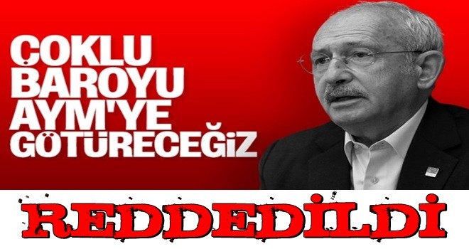 AYM, CHP'nin baro düzenlemesinin iptali istemini oy çokluğuyla reddetti