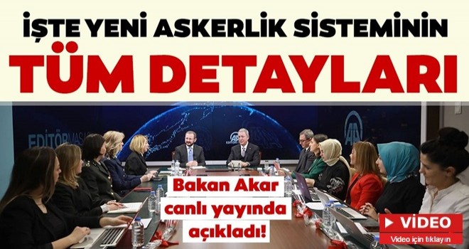 İşte yeni askerlik sisteminin tüm detayları!