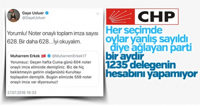 CHP'de imza tartışması devam ediyor