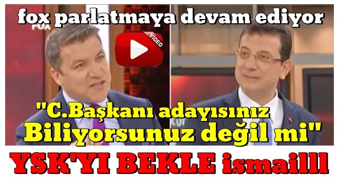 İmamoğlu, 'Cumhurbaşkanı adayı olacak mısınız?' sorusunu cevapladı