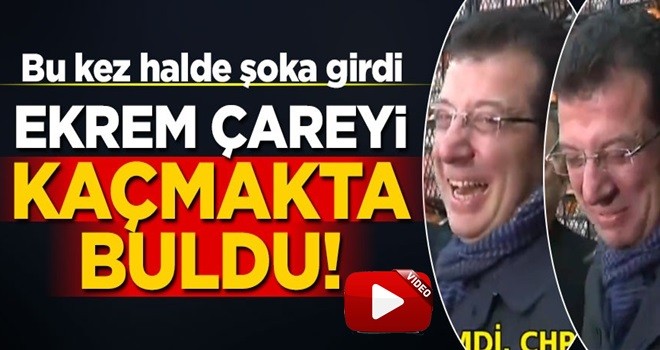 Bu kez halde şoka girdi... Ekrem İmamoğlu çareyi kaçmakta buldu!