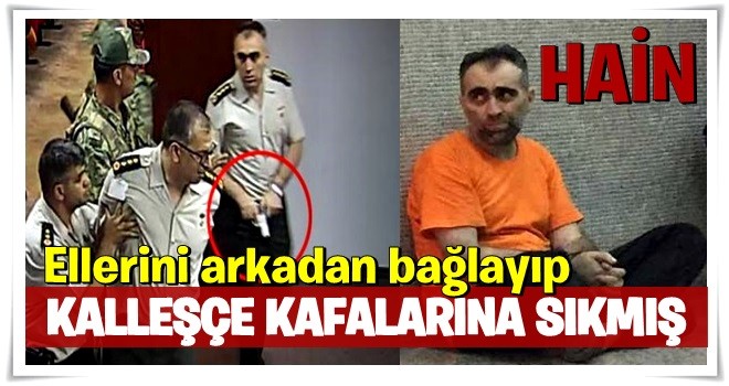 Gözlerini bağlayıp kafalarına sıkmış!