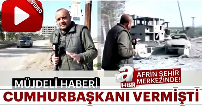 A Haber Afrin kent merkezinde!