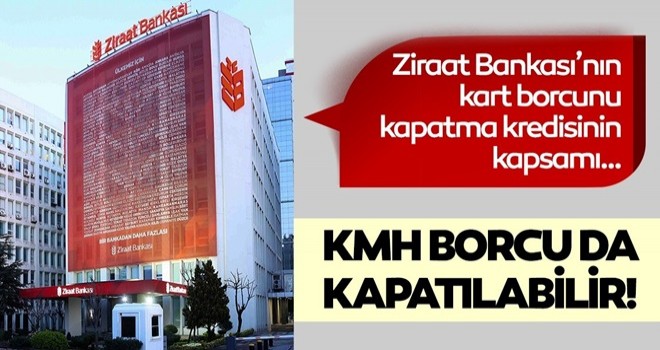 KMH borcu da kapatılabilir