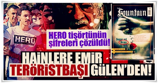 'HERO' tişörtünün şifreleri çözüldü