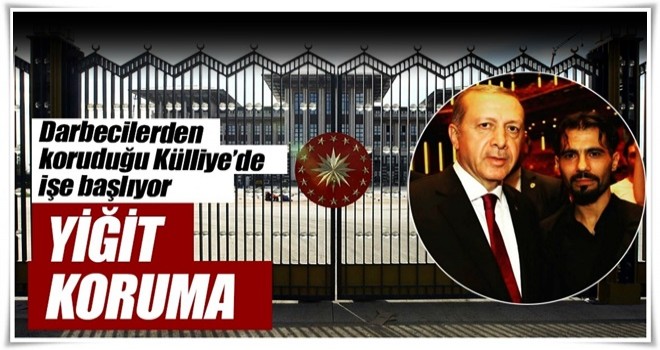 Darbecilerden koruduğu Külliye’de koruma oldu