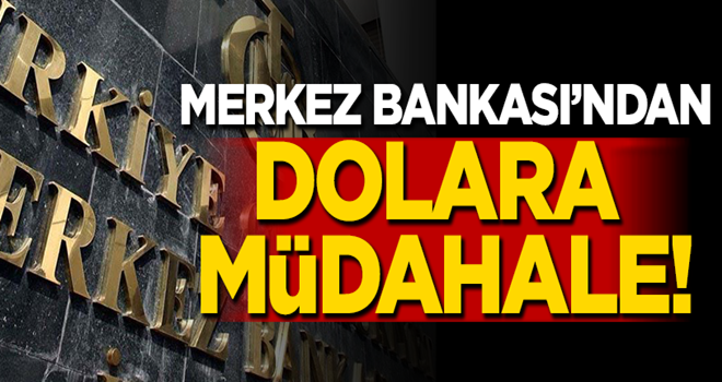 Merkez Bankası'ndan dolara müdahale