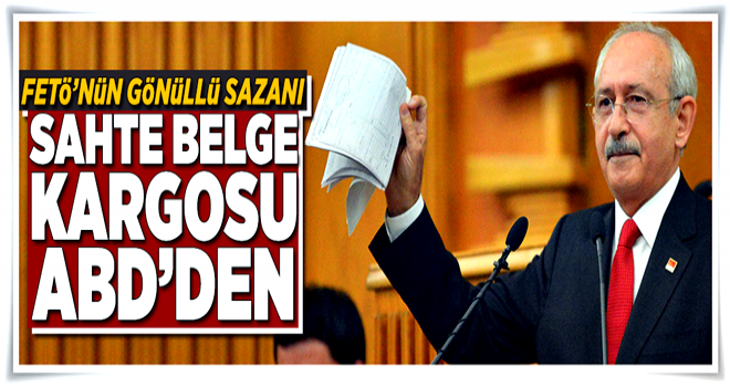 Sahte belge kargosu ABD'den .