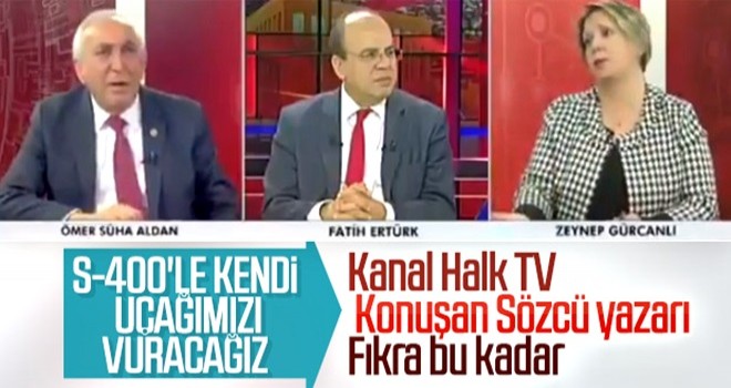 Halk TV’de S-400’lerle kendi uçağımızı vuracağız denildi