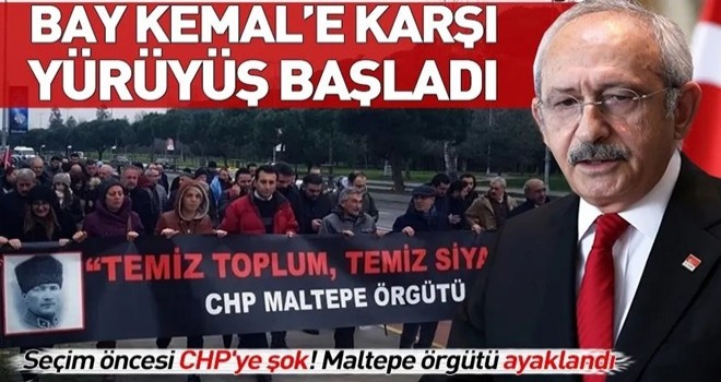 CHP Maltepe Örgütü Ali Kılıç'a ateş püskürdü