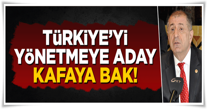 Türkiye'yi yönetmeye aday kafaya bak!