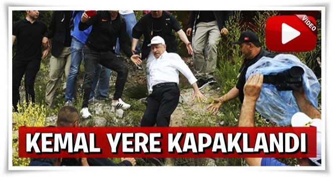 Kılıçdaroğlu yere kapaklandı!